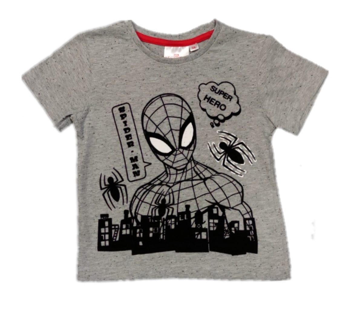 Spiderman T-Shirt Grau "Super Hero"